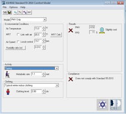 FIGURE 5. Unacceptable thermal conditions. Reprinted with permission from ASHRAE. FIGURE 5. Unacceptable thermal conditions. Reprinted with permission from ASHRAE.