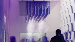Cooling rods make up the Cloud Cast Cooling rods make up the Cloud Cast