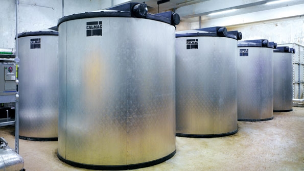 The energystorage tanks installed at the Dundalk Institute of Technology