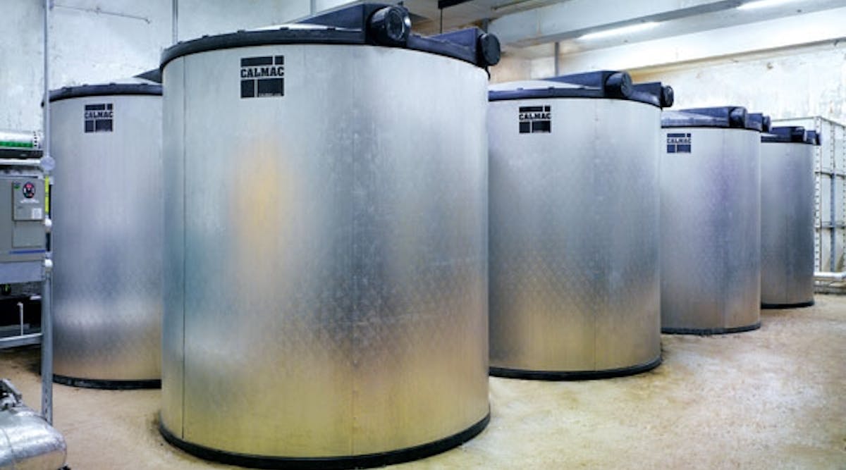 The energy-storage tanks installed at the Dundalk Institute of Technology.