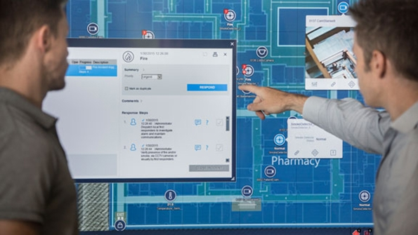Command Wall part of Honeywellrsquos new Command and Control Suite