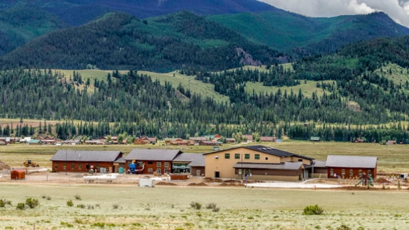 Creede Colorsquos new K12 school under construction