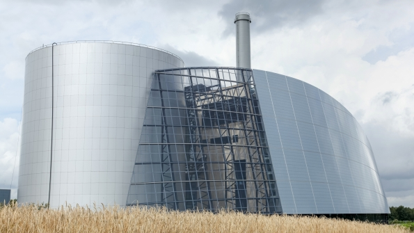 Viborg thermal power station in Denmark