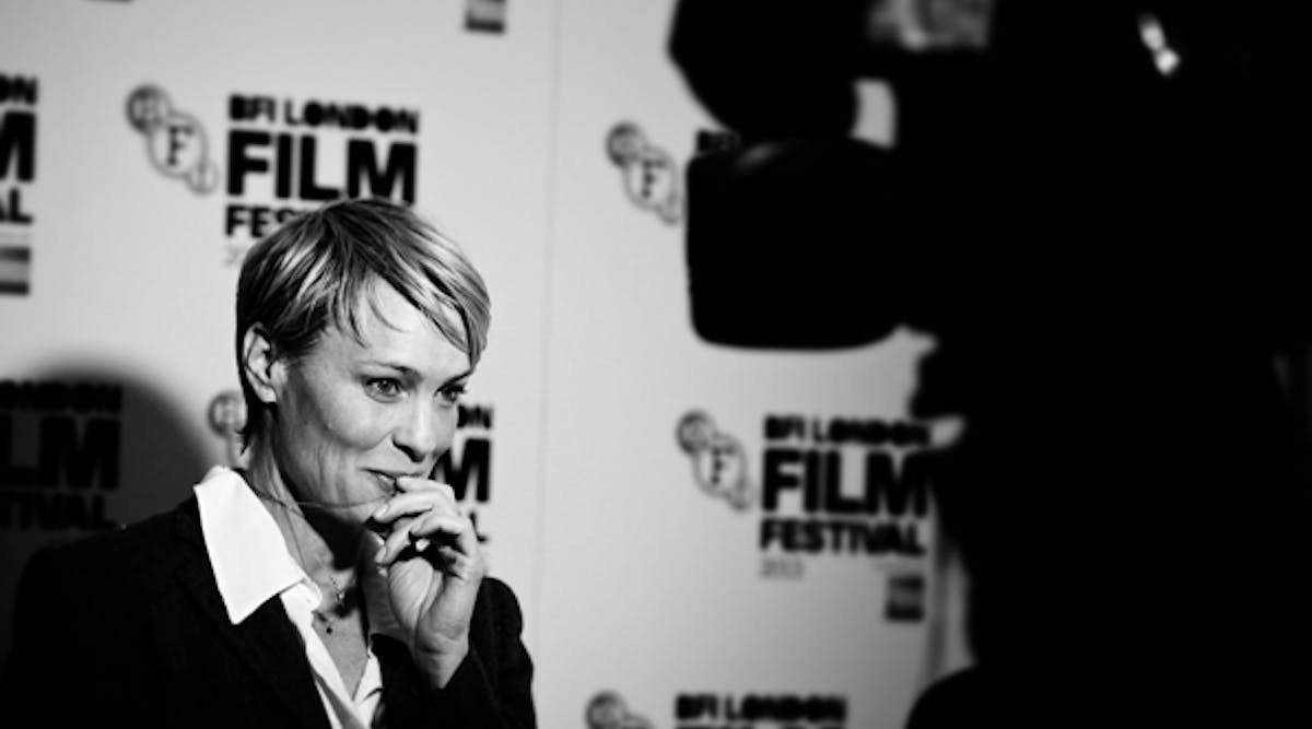 Actress Robin Wright attends a screening of &apos;The Congress&apos; during the 57th BFI London Film Festival Oct. 10, 2013. (Photo by Ben A. Pruchnie/Getty Images for BFI)