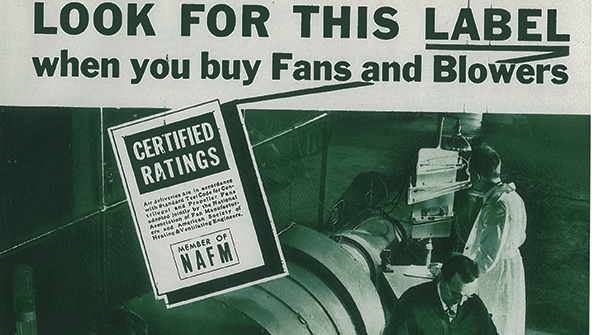 The NAFM distributed 100,000 Certified Ratings stickers in 1932.