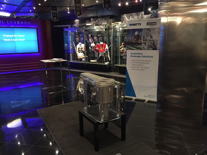 BL&Uuml;CHER's HygienicPro stainless-steel drain