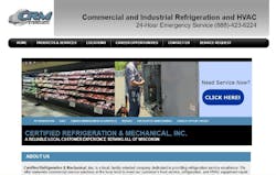 Certified Refrigeration and Mechanical home page Certified Refrigeration and Mechanical home page