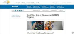 NYSERDA Real Time Energy Management website NYSERDA Real Time Energy Management website