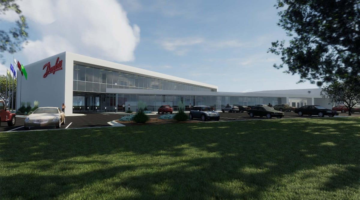 Rendering of new Danfoss facility in Tallahassee, Fla.