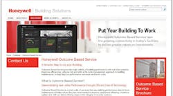 Honeywell Building Solutions' Outcome Based Service website Honeywell Building Solutions' Outcome Based Service website