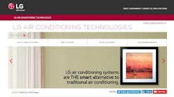 LG Air Conditioning Technologies home page LG Air Conditioning Technologies home page
