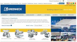 Greenheck home page image