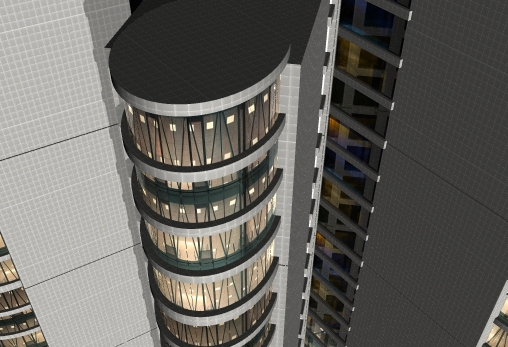 #d design of office building