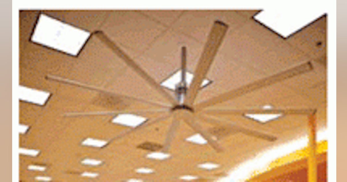 Large-Diameter, Low-Speed Fans Ensure Comfort, Reduce Energy Use in Gym ...