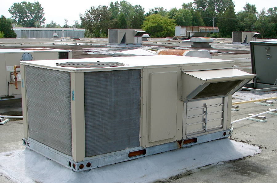 Rooftop packaged air-conditioning units