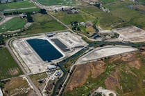 The Dixie Drain Phosphorus Removal Facility is the first of its kind in the U.S., treating 130 million gallons of water daily.