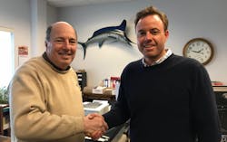 Gary Messina (left), founder and CEO of Biological Controls, and Tony Julian, RGF vice president of business development. Gary Messina (left), founder and CEO of Biological Controls, and Tony Julian, RGF vice president of business development.