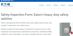 Eaton safety switch recall Eaton safety switch recall