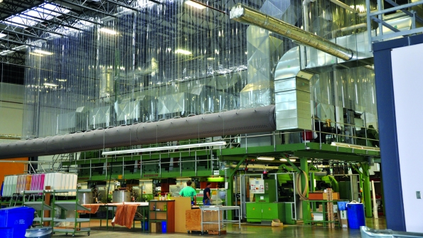 The printing hall at Schattdecors US facility in Maryland Heights Mo