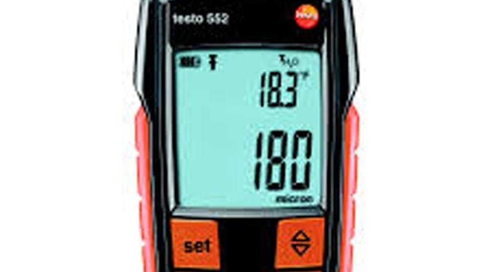 testo 552 vacuum pressure gauge