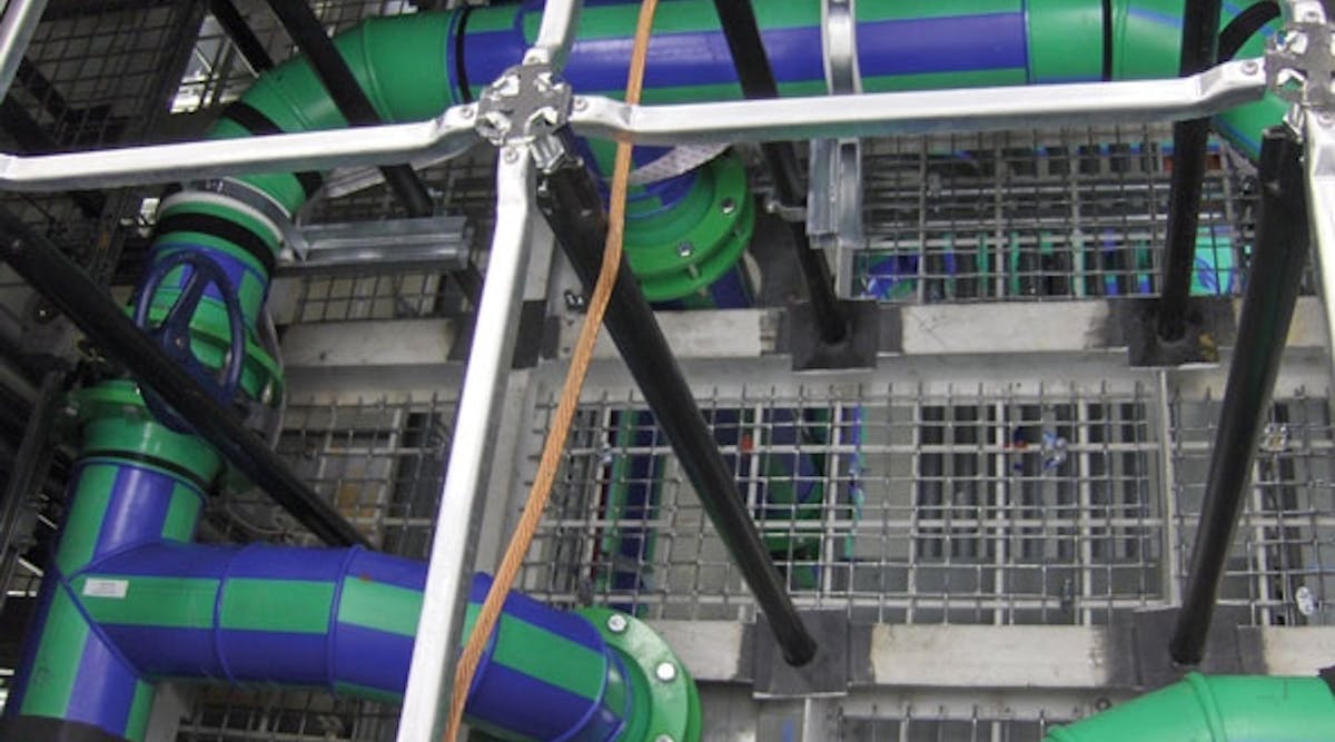 Twelve-inch Aquatherm Blue Pipe helped to save millions of dollars in labor and material costs at Lawrence Livermore National Laboratory.