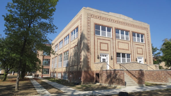 Hankins Hall on the campus of Campion Academy
