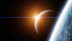 Thinkstock by Getty Images Planet Earth with Moonrise Thinkstock by Getty Images Planet Earth with Moonrise