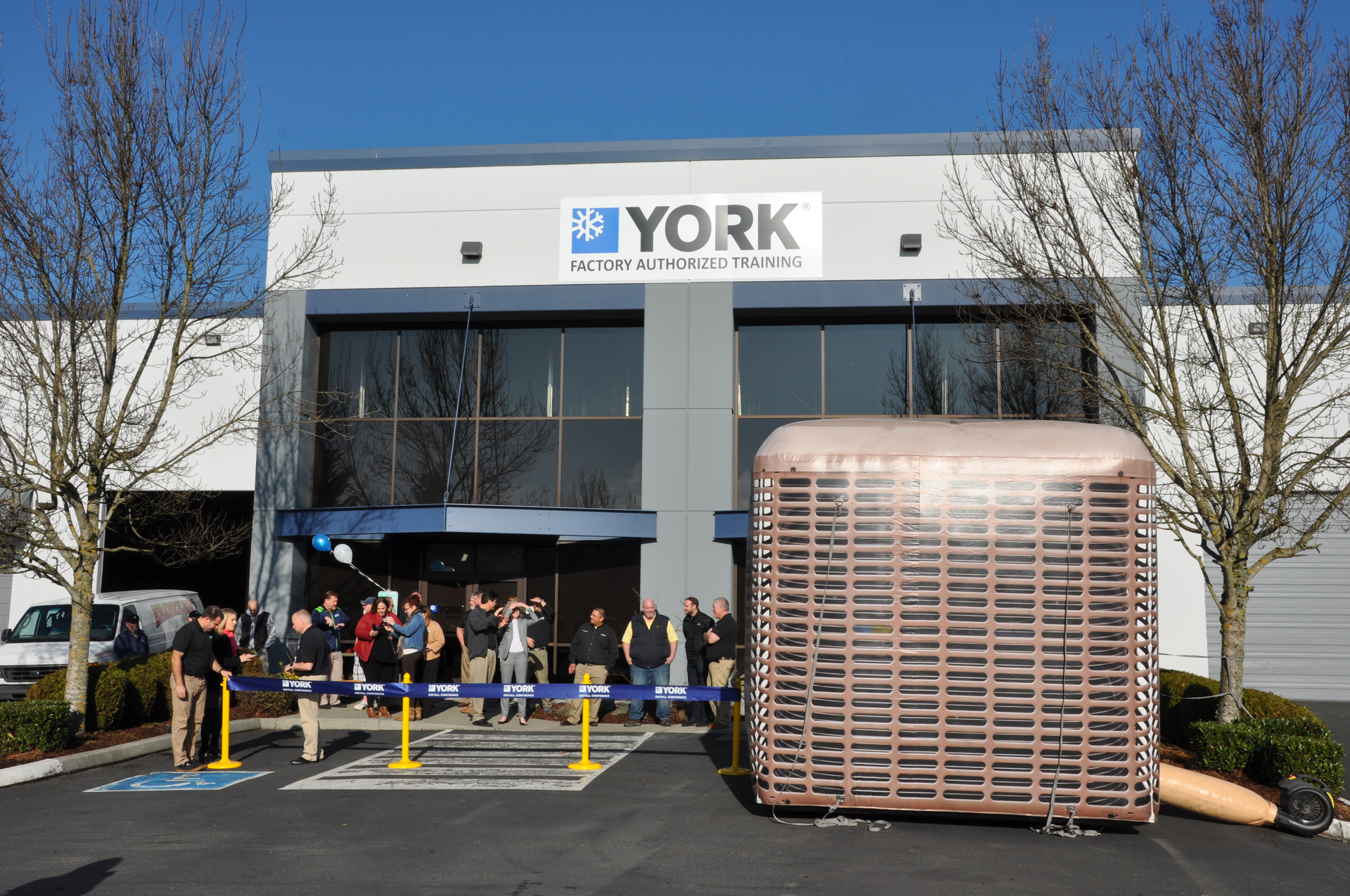 More than 100 guests attended the grand opening of the new Source 1 HVAC Supply and York NW Factory Direct training center in Fife, Wash.