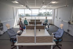 FLEXLAB(R), the world’s most advanced building simulator and testbed, will be used to simulate office and school heating, ventilation, and air conditioning configurations. FLEXLAB(R), the world’s most advanced building simulator and testbed, will be used to simulate office and school heating, ventilation, and air conditioning configurations.