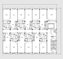 Modular work is ideal for repetitive work like these apartment unit designs. Modular work is ideal for repetitive work like these apartment unit designs.