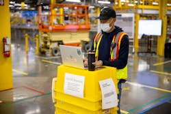 Fulfillment centers act as major hubs for Amazon, where merchandise is shipped and stored, until picked for a subsequent order. Fulfillment centers act as major hubs for Amazon, where merchandise is shipped and stored, until picked for a subsequent order.