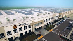 In 2019, Amazon and Global Optimism co-founded The Climate Pledge, a commitment to achieve net-zero carbon by 2040. That effort includes the use of renewable energy technologies such as solar panels installed across facility rooftops. In 2019, Amazon and Global Optimism co-founded The Climate Pledge, a commitment to achieve net-zero carbon by 2040. That effort includes the use of renewable energy technologies such as solar panels installed across facility rooftops.
