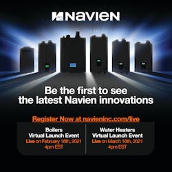 Navien Announces Virtual Launch Events Navien Announces Virtual Launch Events