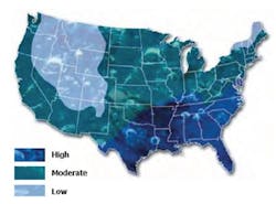 Regional conditions including humidity and temperature can increase the possibility for insulated chilled water system piping to take damage from ambient moisture. Regional conditions including humidity and temperature can increase the possibility for insulated chilled water system piping to take damage from ambient moisture.