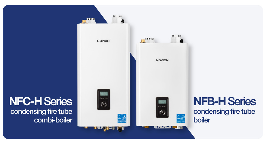 Navien Begins Shipping NFBH Boilers and NFCH Combiboilers HPAC