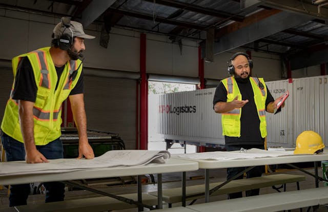 Pandemic aside, co-workers had already realized that headsets worked much better than lip-reading for understanding each other on noisy jobsites.