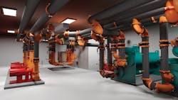 Virtual pump room. Virtual pump room.