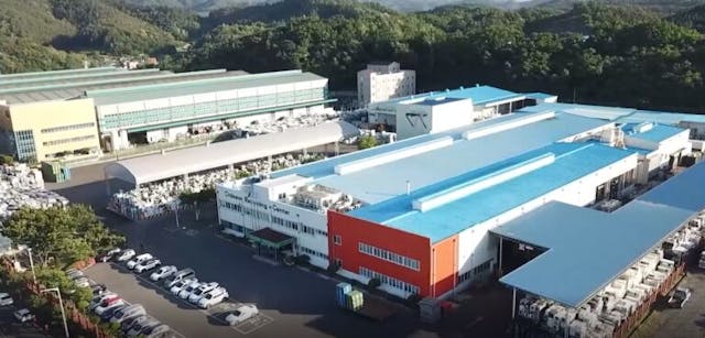 Chilseo Recycling Plant opened in South Korea in 2001.