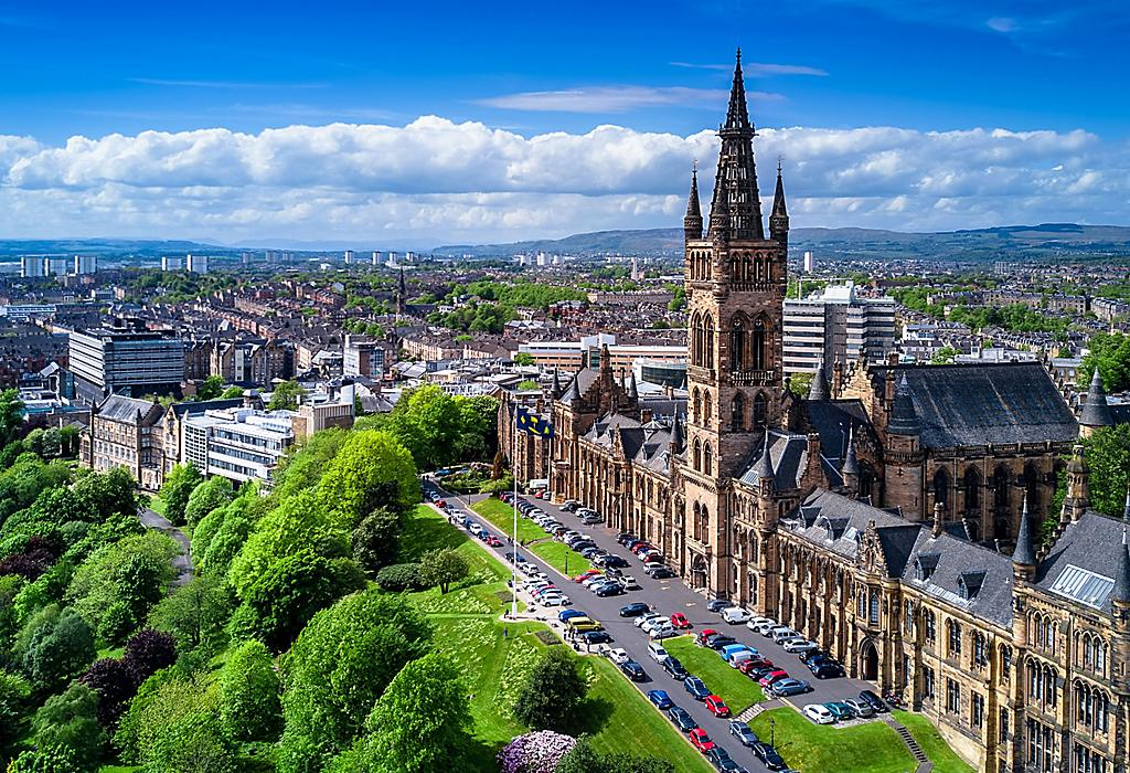 Glasgow Scotland Aerial View 61782b6edcef7