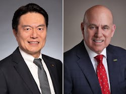 From left, Takayuki Inoue, Daikin EVP, and Pete Gasiewicz, CCOM CEO. From left, Takayuki Inoue, Daikin EVP, and Pete Gasiewicz, CCOM CEO.