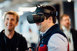 Oculus VR headsets allow teams to virtually collaborate inside a 3D model or point cloud, where they can identify potential issues in the building systems.