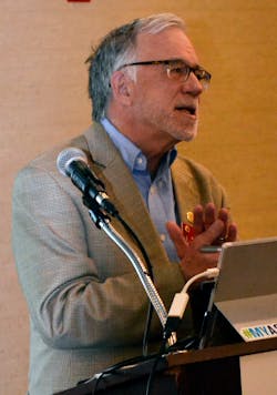 Tim Wentz speaks to members of ASHRAE's Cleveland chapter. Tim Wentz speaks to members of ASHRAE's Cleveland chapter.