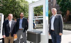 From left, Midea's Adam Schultz, Rodrigo Teixeira, and Kurt Jovais at the NYC announcement. From left, Midea's Adam Schultz, Rodrigo Teixeira, and Kurt Jovais at the NYC announcement.