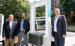 From left, Midea's Adam Schultz, Rodrigo Teixeira, and Kurt Jovais at the NYC announcement. From left, Midea's Adam Schultz, Rodrigo Teixeira, and Kurt Jovais at the NYC announcement.