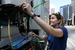Katia Lamer is director of operations for the Brookhaven Lab's Center for Multiscale Applied Sensing. Katia Lamer is director of operations for the Brookhaven Lab's Center for Multiscale Applied Sensing.