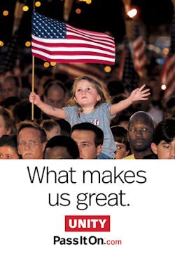 Unity Flag Girl Thumb Unity Flag Girl Thumb