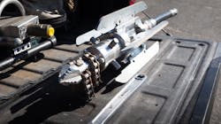 A powerful chain cutter with high-speed, high-torque, water-driven design can eliminate heavy root blockages, as well as scale, rust, mineral deposits, hardened grease, and accumulated debris. A powerful chain cutter with high-speed, high-torque, water-driven design can eliminate heavy root blockages, as well as scale, rust, mineral deposits, hardened grease, and accumulated debris.