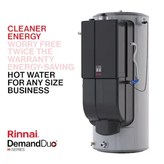Rinnai Unveils New Commercial Tankless Technology | HPAC Engineering