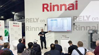 At AHR Expo, Gonzalo Hernandez of Omni La Costa Resort shared how Rinnai Commercial Water Heating equipment replaced aging boilers and saved $135K in energy costs. https://bit.ly/3YiukrB