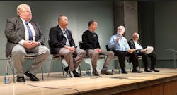 From left, White, Gee, Yurek, Guarino and Mehboob. From left, White, Gee, Yurek, Guarino and Mehboob.